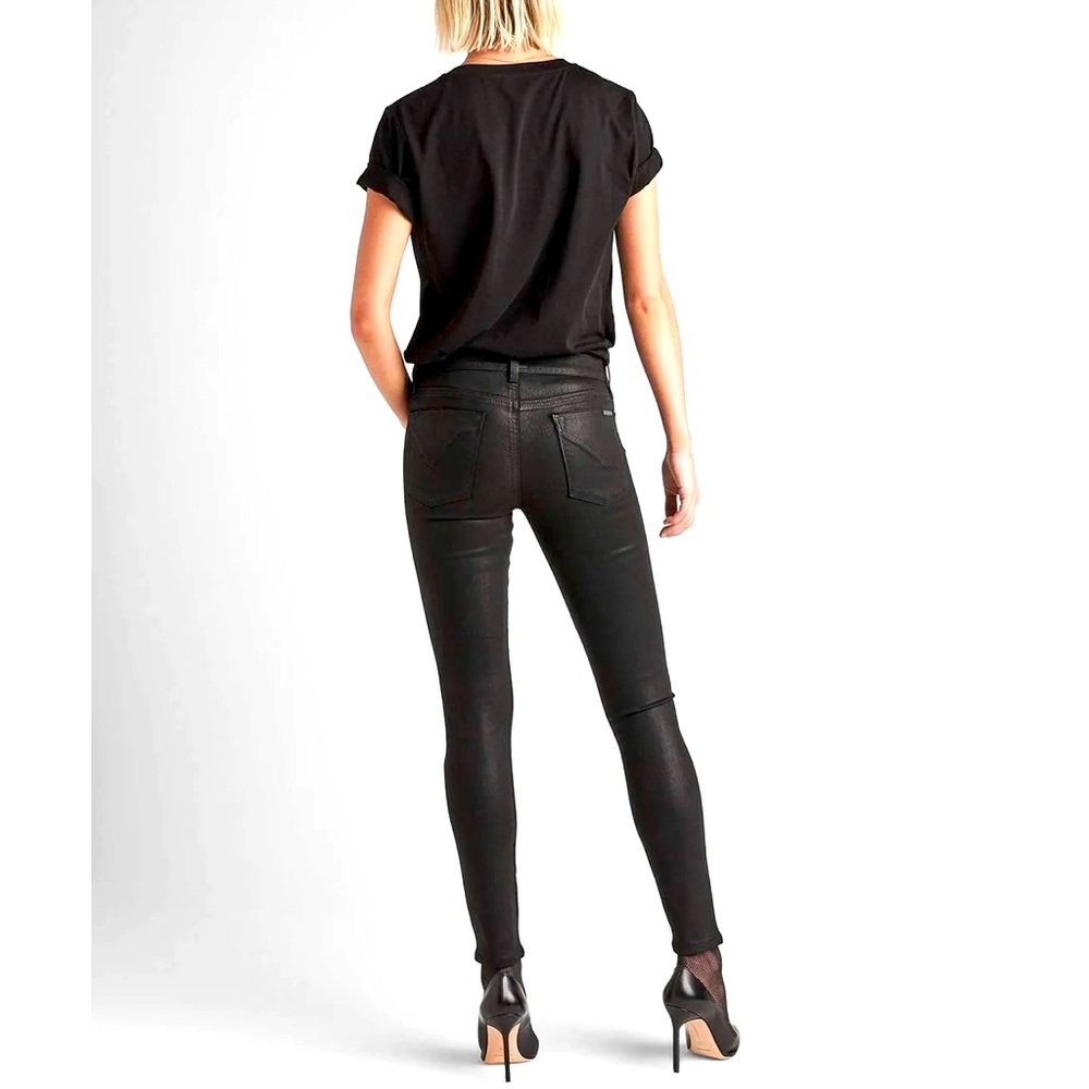 Like new Hudson Black Nico Midrise Super Skinny